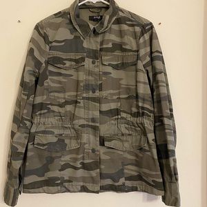 Camouflage jean jacket, Size:M